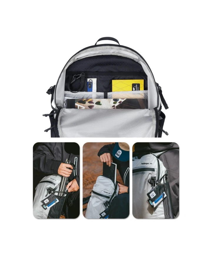 Рюкзак ультралегкий Naturehike CNK2300BB012, 15 л, білий