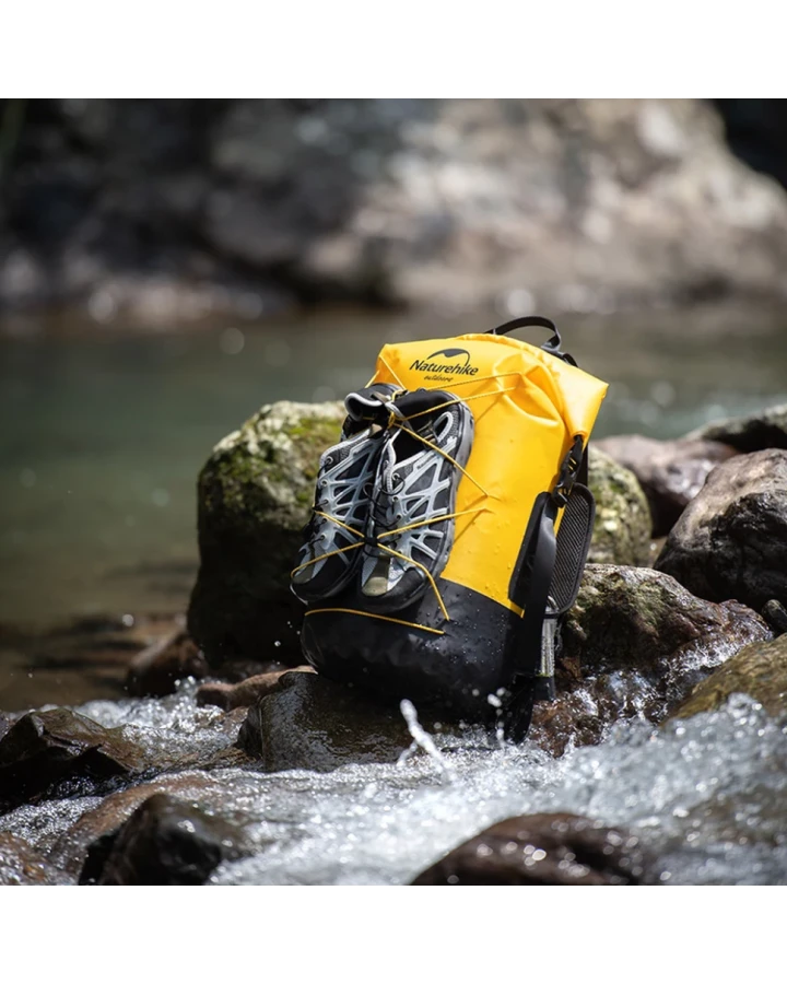 Рюкзак водонепроникний Naturehike NH21FSB04, 40 л, жовтий