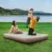 Самонадувний двомісний матрац Naturehike CNK2550WS013 із вбудованою помпою, 25 см, біло-коричневий