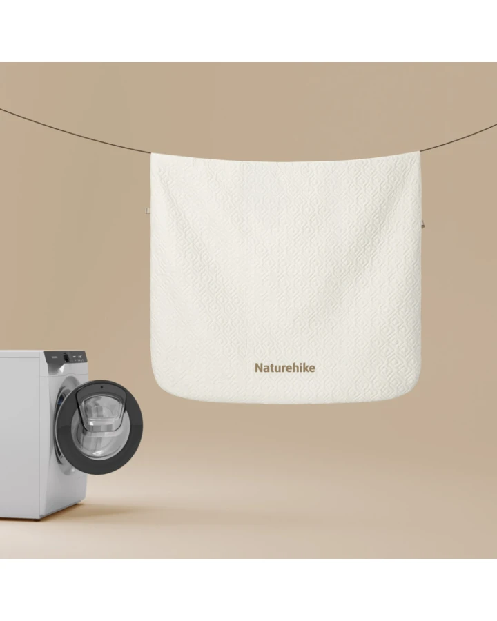 Самонадувний тримісний матрац Naturehike CNK2450WS040 із вбудованою помпою, 25 см, сірий