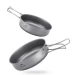 Сковорідка титанова Naturehike NH18T010-A, 17 см, розкладна ручка, 116 г