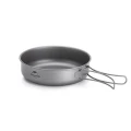 Сковорідка титанова Naturehike NH18T010-A, 17 см, розкладна ручка, 116 г