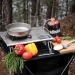 Сковорідка титанова Naturehike NH18T010-A, 17 см, розкладна ручка, 116 г