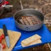 Сковорідка титанова Naturehike NH18T010-A, 17 см, розкладна ручка, 116 г