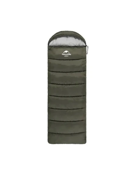 Спальник-ковдра з капюшоном Naturehike U350S, до −3 °C, правий, темно-зелений