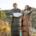 Спальник-ковдра з капюшоном Naturehike U350S, до −3 °C, правий, темно-зелений