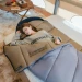 Спальник-ковдра з капюшоном Naturehike Sunny Day PL02 U250 CNK2550WS028, комфорт 8,5°C, правий, коричнево-зелений