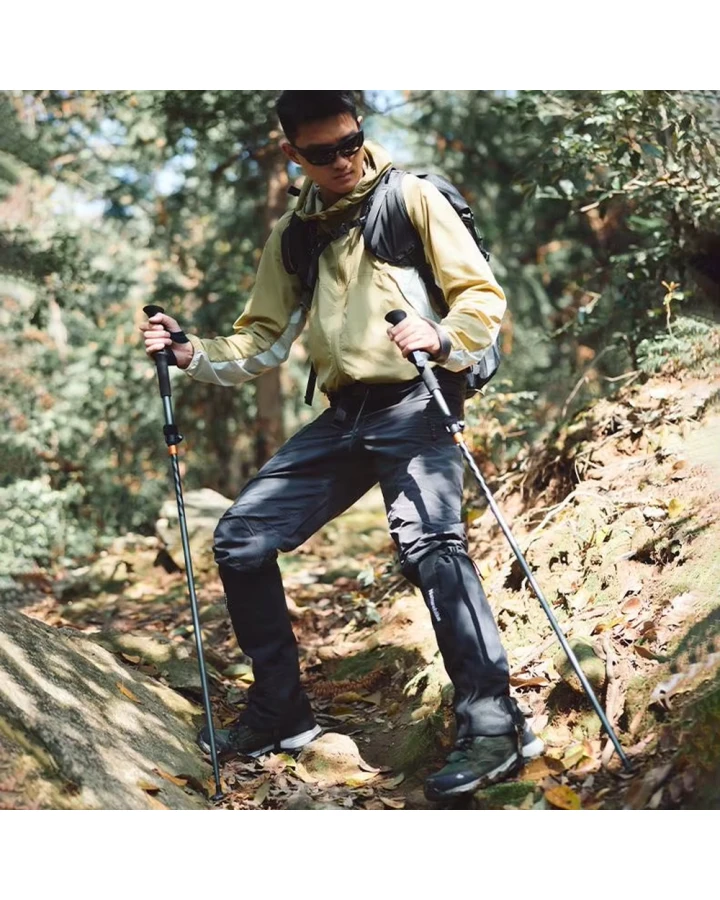 Трекінгові палиці Naturehike CNK2450DS013 складані, 115-135 см, 2 шт., чорні