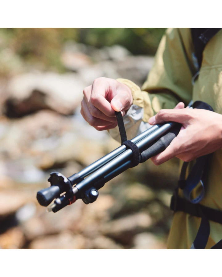 Трекінгові палиці Naturehike CNK2450DS013 складані, 115-135 см, 2 шт., чорні
