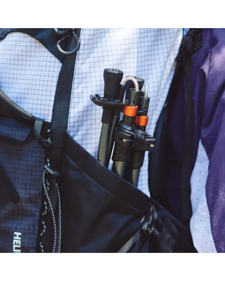 Трекінгові палиці Naturehike CNK2450DS013 складані, 115-135 см, 2 шт., чорні