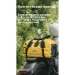 Водонепроникна дорожня сумка Naturehike CNK2450XB015, 90 л, чорна