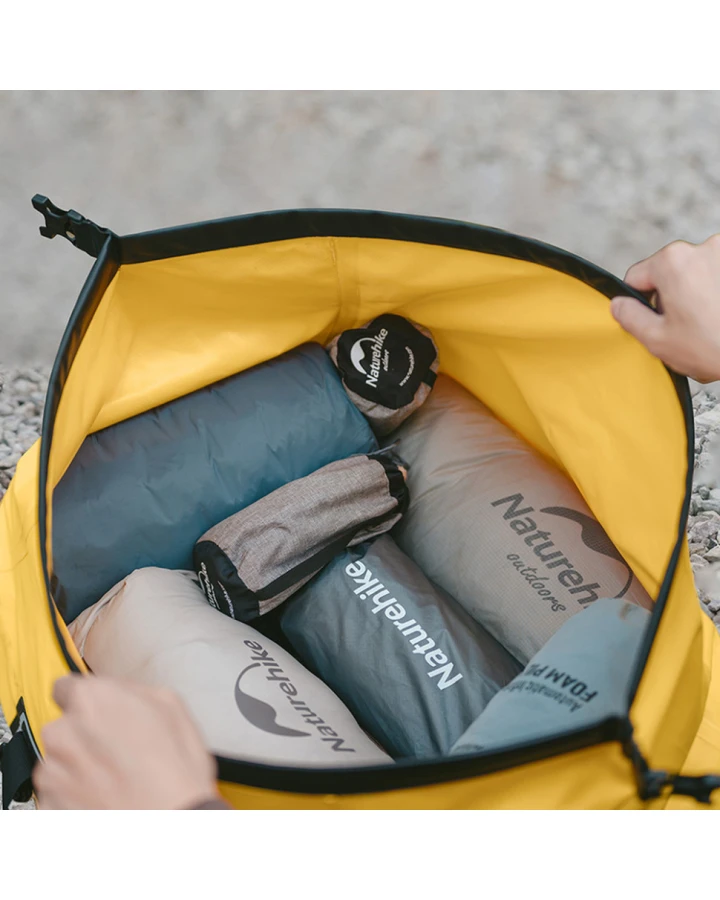 Водонепроникна дорожня сумка Naturehike CNK2450XB015, 60 л, жовта
