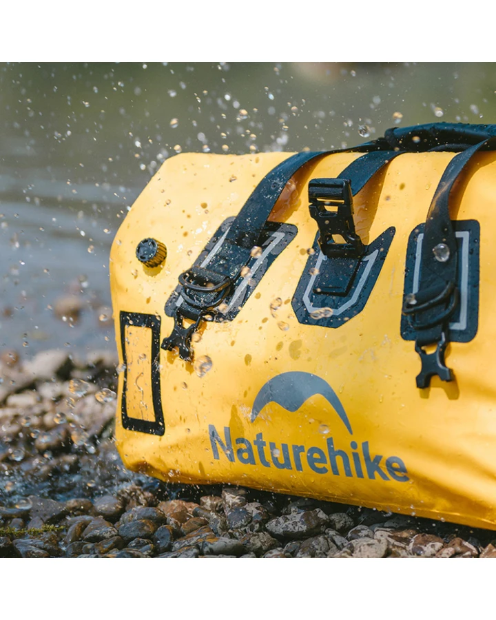 Водонепроникна дорожня сумка Naturehike CNK2450XB015, 60 л, жовта