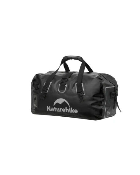 Водонепроникна дорожня сумка Naturehike CNK2450XB015, 60 л, чорна