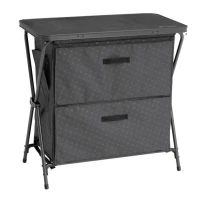 Шафа кемпінгова розкладна Outwell Bahamas Cabinet, 80 × 44 × 80 см, сіра