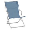 Стілець розкладний низький Outwell Sauntons Lux Ocean Blue, до 120 кг, синій