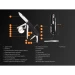 Багатофункціональний ніж Ruike Criterion L42-B, Sandvik 12C27, G10, чорний