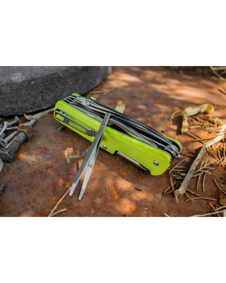 Багатофункціональний ніж Ruike Trekker LD43, Sandvik 12C27, G10, зелений