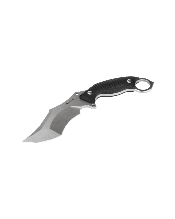 Ніж фіксований мисливський Ruike F181-B, Sandvik 14C28N, G10, чорний
