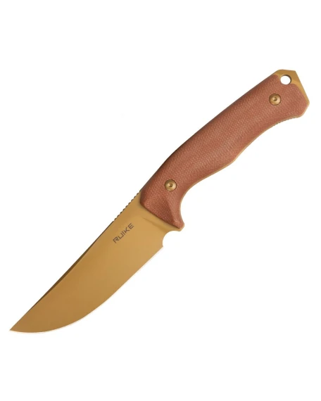 Ніж фіксований мисливський Ruike F186-MN, D2, мікарта, коричневий