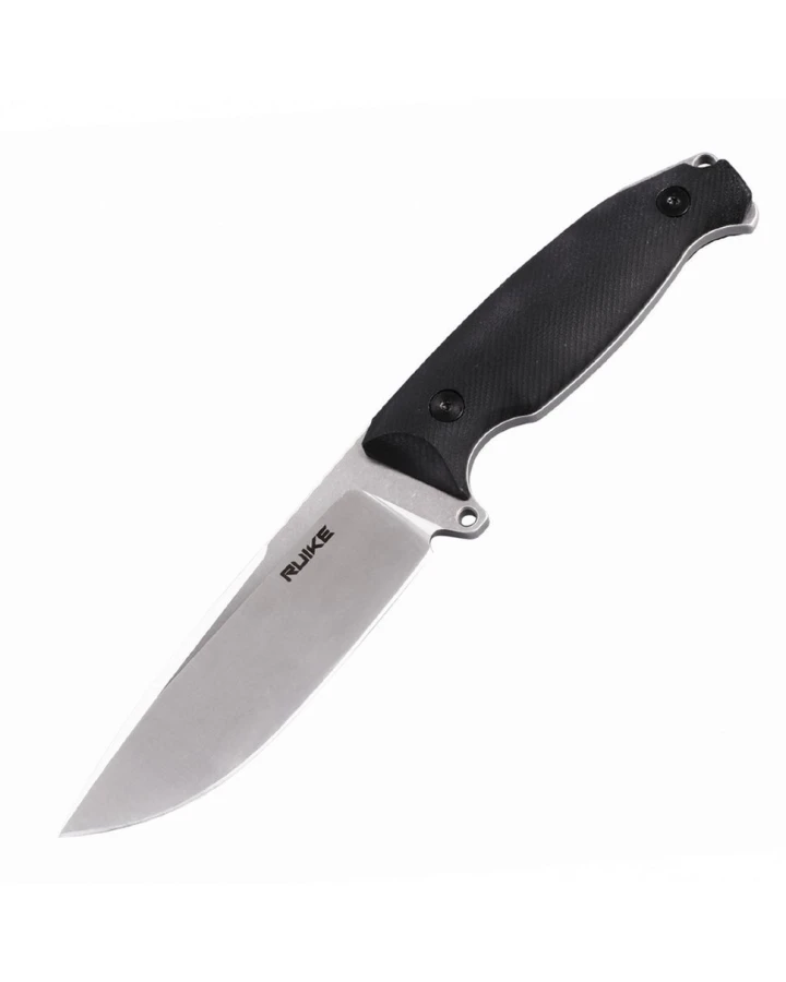 Ніж фіксований мисливський Ruike Jager F118-B, Sandvik 14C28N, G10, чорний