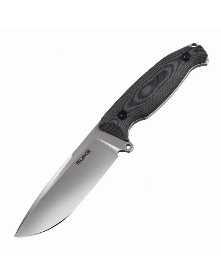 Ніж фіксований мисливський Ruike Jager F118-G, Sandvik 14C28N, G10, зелений