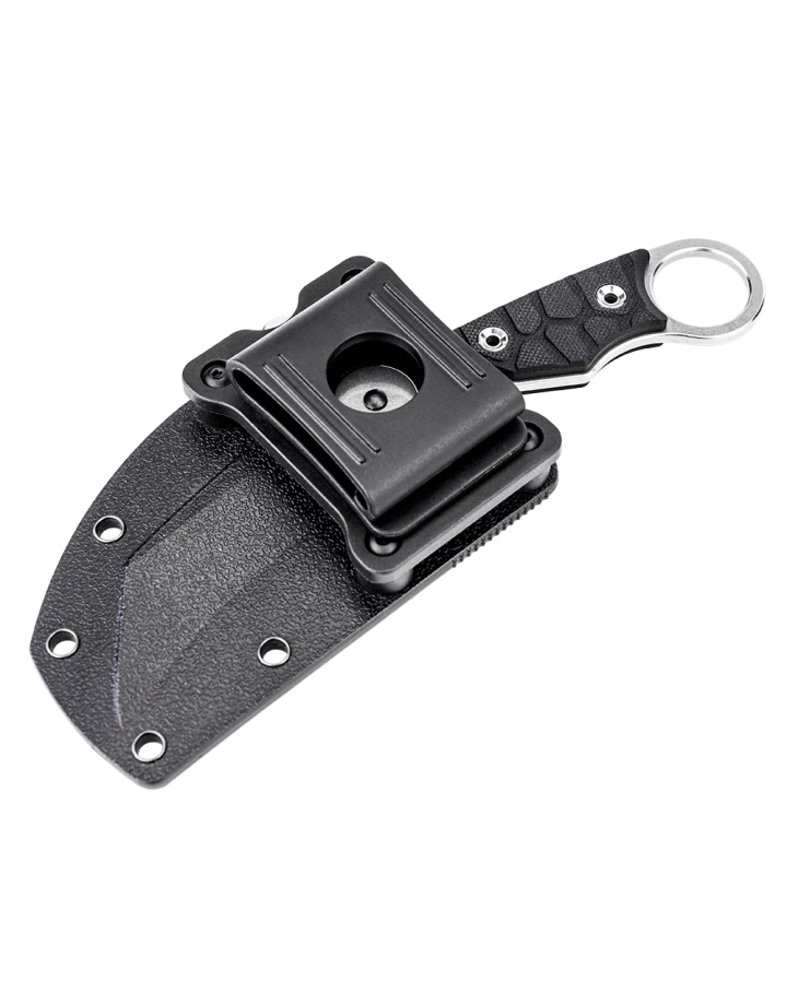 Ніж фіксований туристичний Ruike FS68, Sandvik 14C28N, G10, чорний