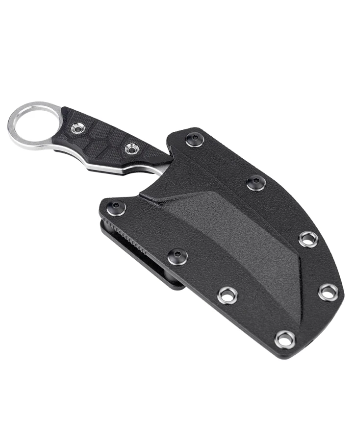 Ніж фіксований туристичний Ruike FS68, Sandvik 14C28N, G10, чорний