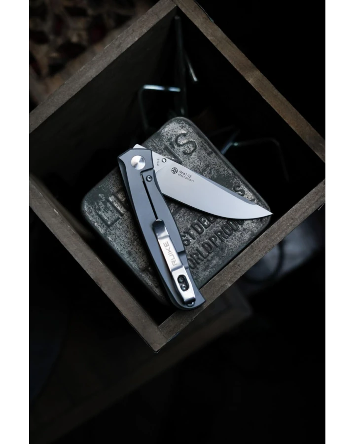 Ніж складаний кишеньковий Ruike M661-TZ, 154CM, G10, чорний