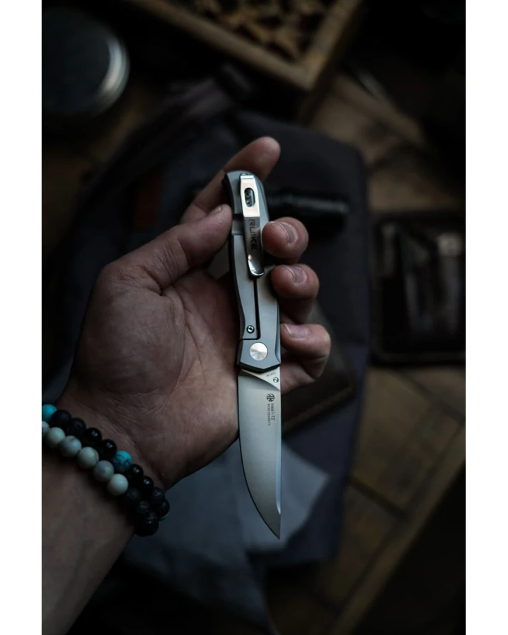 Ніж складаний кишеньковий Ruike M661-TZ, 154CM, G10, чорний