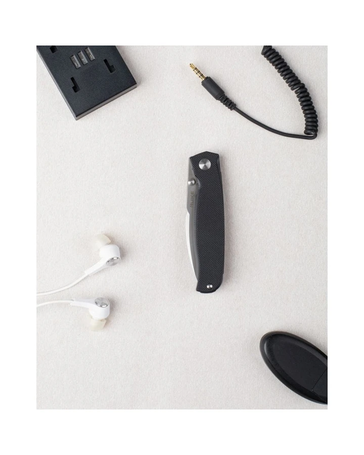Ніж складаний кишеньковий Ruike M662-TZ, 154CM, G10, чорний