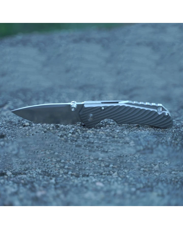 Ніж складаний кишеньковий Ruike M671-TZ, 154CM, титан, сірий