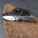 Ніж складаний кишеньковий Ruike P671-CB, Sandvik 14C28N, G10, чорний