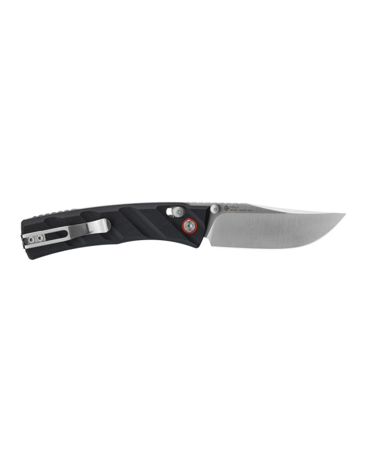 Ніж складаний кишеньковий Ruike P856-B, Sandvik 14C28N, G10, чорний
