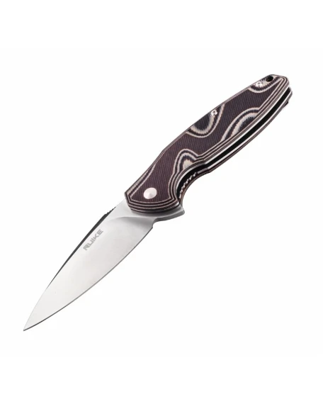 Ніж складаний туристичний Ruike Fang P105-K, Sandvik 14C28N, G10, сірий