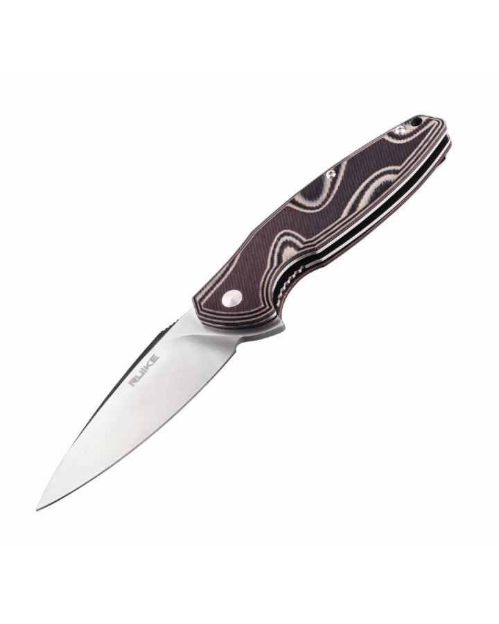 Ніж складаний туристичний Ruike Fang P105-K, Sandvik 14C28N, G10, сірий