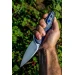 Ніж складаний туристичний Ruike Fang P105-Q, Sandvik 14C28N, G10, синій