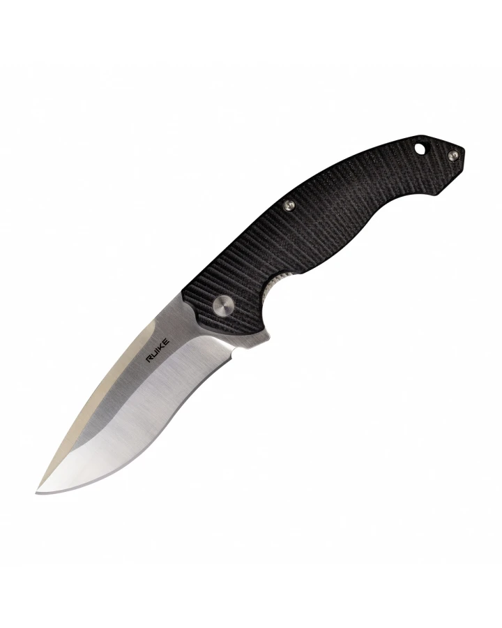Ніж складаний туристичний Ruike Fang P852-B, Sandvik 14C28N, G10, чорний