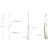 Ніж складаний туристичний Ruike Fang P865-B, Sandvik 14C28N, G10, чорний