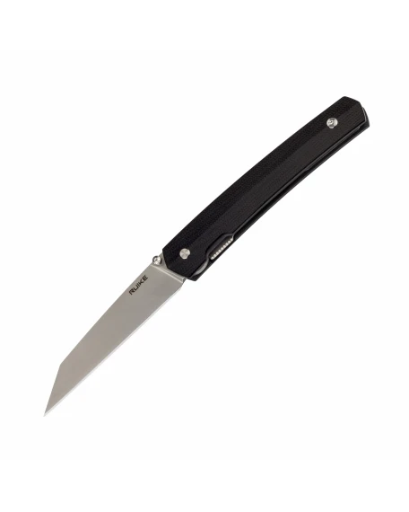 Ніж складаний туристичний Ruike Fang P865-B, Sandvik 14C28N, G10, чорний
