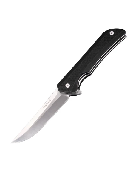 Ніж складаний туристичний Ruike Hussar P121-B, Sandvik 14C28N, G10, чорний