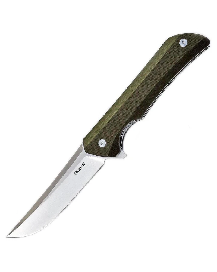 Ніж складаний туристичний Ruike Hussar P121-G, Sandvik 14C28N, G10, зелений