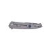 Ніж складаний туристичний Ruike M108-TZ, 154CM, титан, сірий