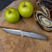 Ніж складаний туристичний Ruike M108-TZ, 154CM, титан, сірий