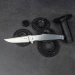 Ніж складаний туристичний Ruike M108-TZ, 154CM, титан, сірий