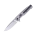 Ніж складаний туристичний Ruike M875-TZ, Bohler N690, титан, сірий