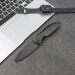 Ніж складаний туристичний Ruike P108-SB, Sandvik 14C28N, сталь, чорний