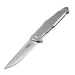 Ніж складаний туристичний Ruike P108-SF, Sandvik 14C28N, сталь, сірий