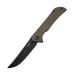 Ніж складаний туристичний Ruike P122-MB, Sandvik 14C28N, мікарта, коричневий