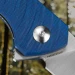 Ніж складаний туристичний Ruike P122-ME, Sandvik 14C28N, мікарта, синій